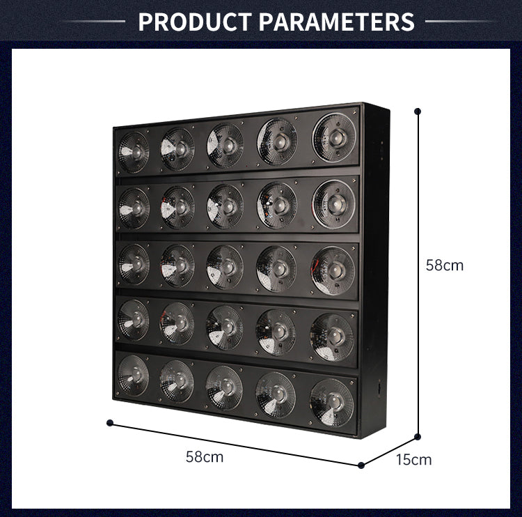 25x10W RGB 5X5 DMX Background LED Matrix Light
