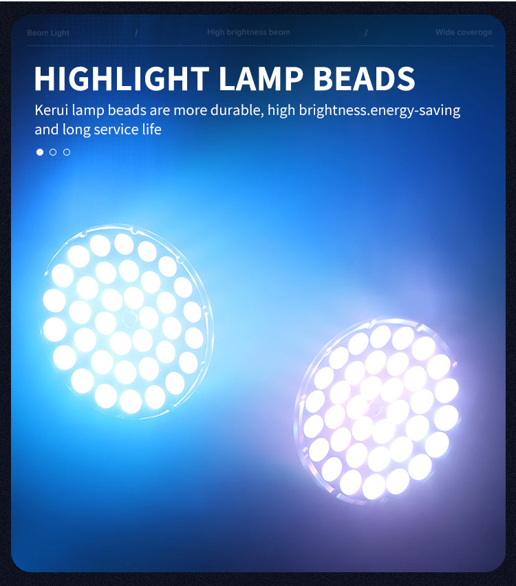 36pcs DMX512 Zoom Wash LED Moving Head Light