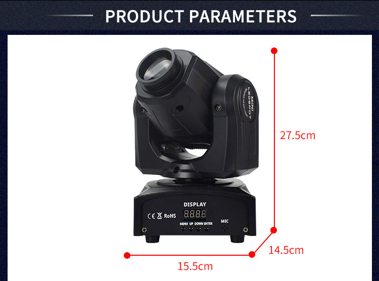 30W DMX512 LED Gobo Spot Moving Head Light