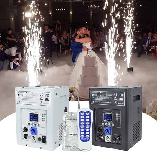 750W DMX Wireless Remote Control Sparkler Cold Spark Machine