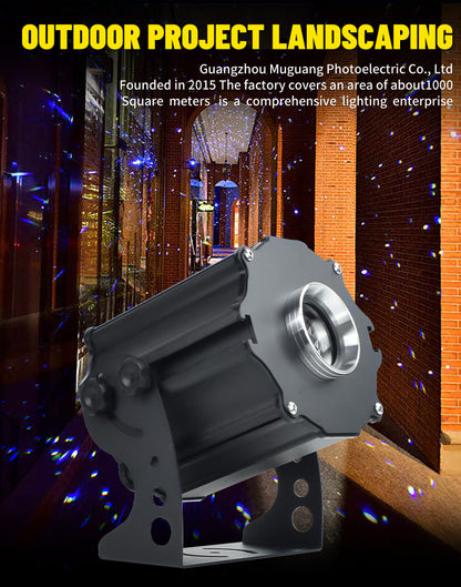 Waterproof Starry Sky Firefly Effect RGB Laser Projector Moving Head Light