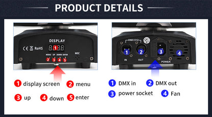 90W DMX512 LED Gobo Spot Moving Head Light