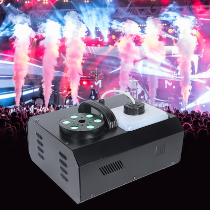 Professional Stage Effect 1500W LED 6 pcs RGB Fog Smoke Machine