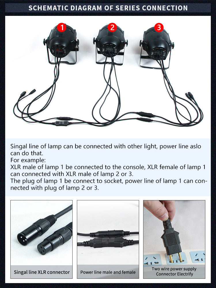 18x18w RGBWA UV 6in1 DMX512 Flat Slim LED Par Can light