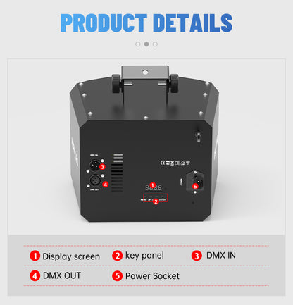 Derby Butterfly DMX 512 Strobe Effect LED Beam Laser Lights