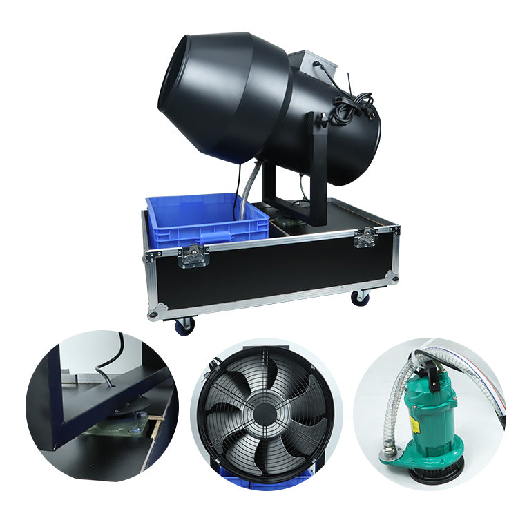 3000W Moving Head Fly Case Integrated Foam Party Machine