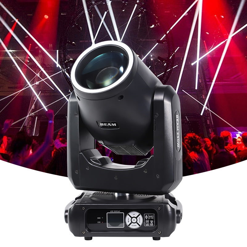 DJ Light 250W DMX Sharpy Mini Beam 250 Moving Head Light with Halo