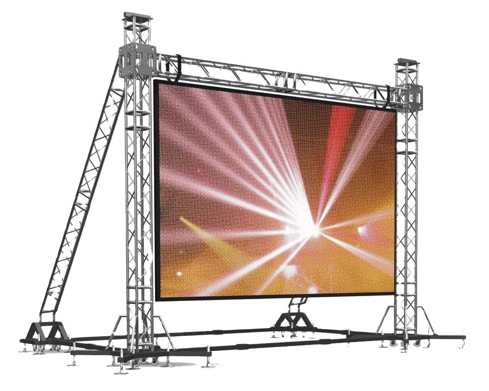 Custom LED Screen Wall Ground Support Aluminum Truss