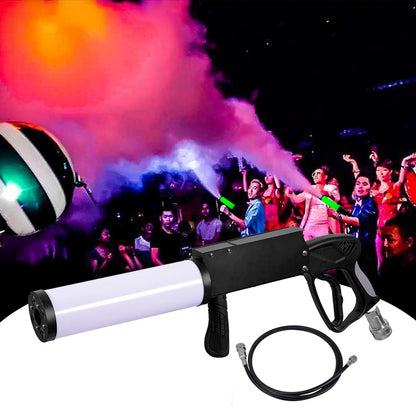 DJ Equipment DMX Co2 Jet Spray Machine RGB LED Co2 Smoke Fog DJ Gun