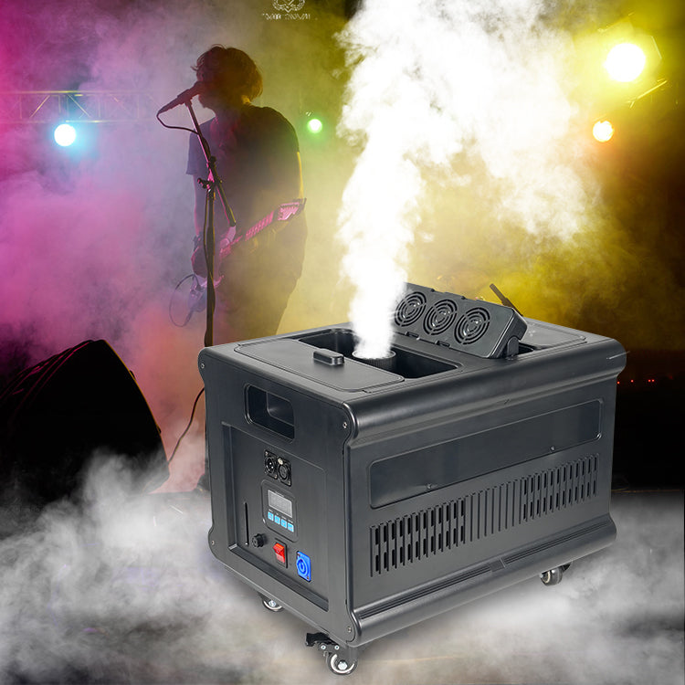 Stage Effect 600W DMX Double Outlet Haze Fog Smoke Hazer Machine