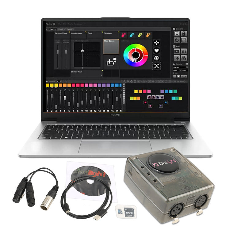 DMX Interface Signal Decoded for Stage Lighting DMX 512 Controller