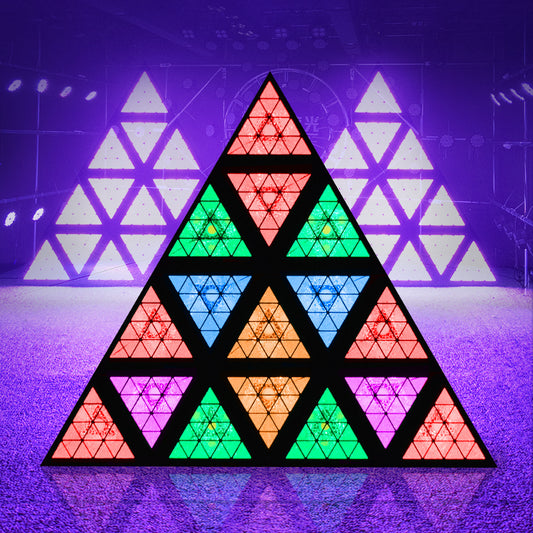 16*30W Led Retro Triangle Background Light LED Matrix Light For Bar Disco Dj Stage