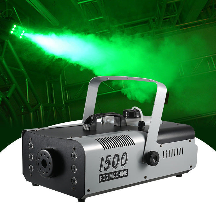 1500W DMX Smoke Fog Machine with LED RGB Light