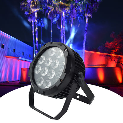 Waterproof Outdoor IP65 12x18W RGBWA UV 6in1 Battery Wireless Wifi DMX LED Par Light Uplight