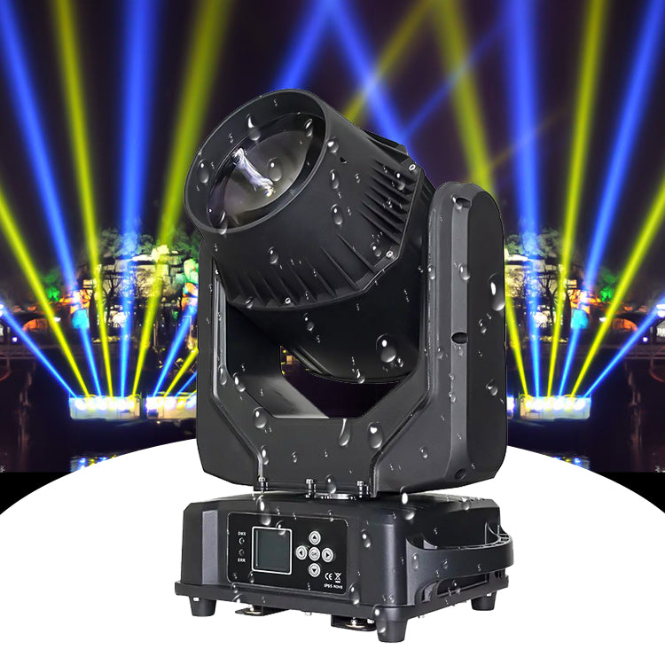 Outdoor Waterproof IP65 200W DMX512 LED Beam Moving Head Light