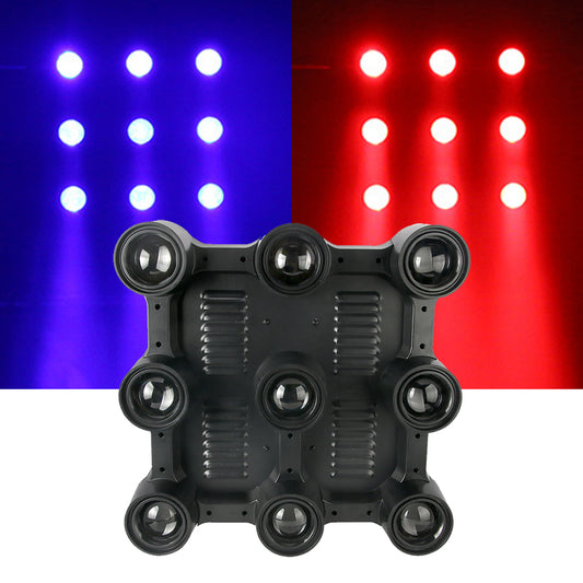 Atmosphere 9x40w RGBW 3*3 DMX512 Beam StrobeLed Matrix Light for Bar dj Stage Disco Club