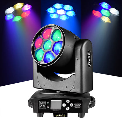 Mini Bee Eye 7x40w RGBW 4in1 DMX Zoom LED Wash Moving Head Light