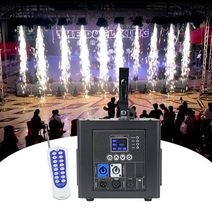 750W DMX Wireless Remote Control Sparkler Cold Spark Machine