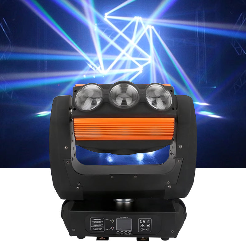 9x12w RGBW 4IN1 Stage Infinite Roller DMX512 Beam LED Effect Moving Head Light for Stage Bar Party Room