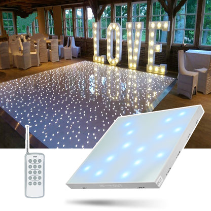 White Black Star Starlit Starling Dance Floor Wedding Wireless Starlight LED Dance Floor Tiles