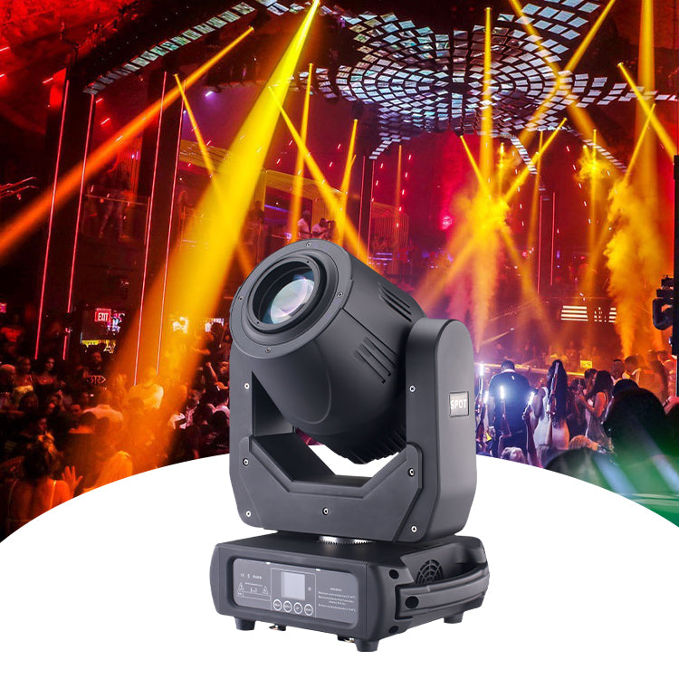 150W DMX512 LED Gobo Spot Moving Head Light With Halo Ring