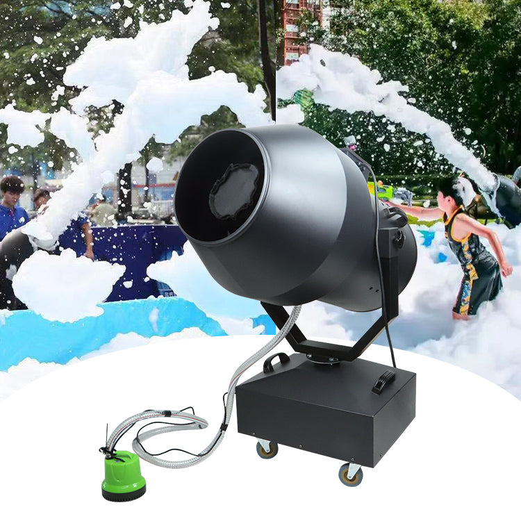 3000w Playground Cannon Party Pool Spray Moving Head Jet Foam Machine