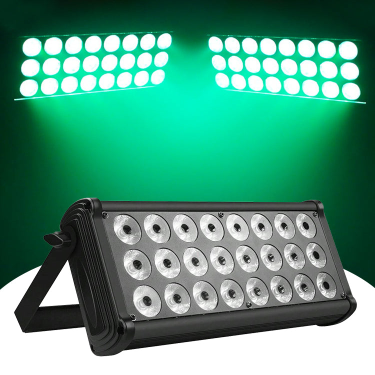 24X4W RGBW 4in1 DMX512 Strobe LED Wall Wash Light