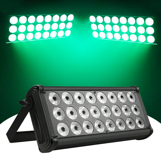 24X4W RGBW 4in1 DMX512 Strobe LED Wall Wash Light