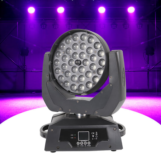 36pcs DMX512 Zoom Wash LED Moving Head Light