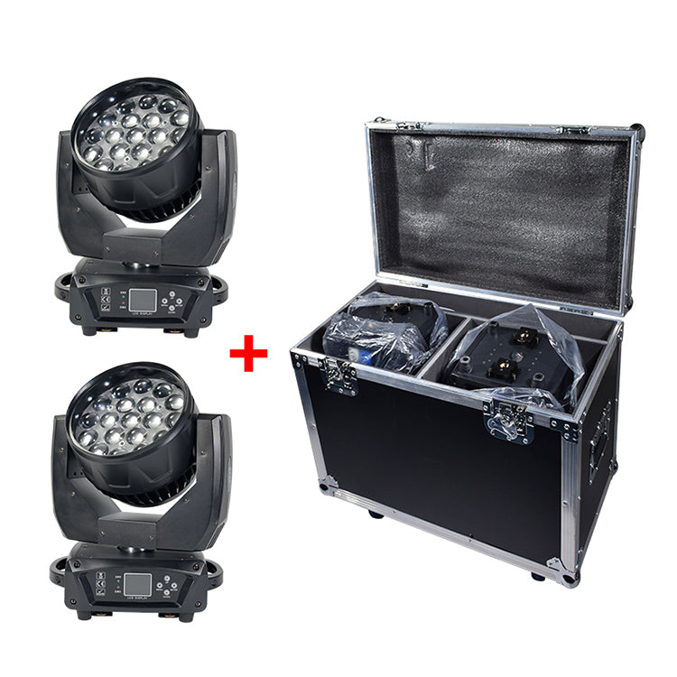 19x15W DMX RGBW 4in1 Zoom LED Wash Moving Head Light