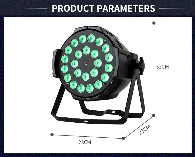 24x10W RGBW 4in1 DMX512 LED Par Can light