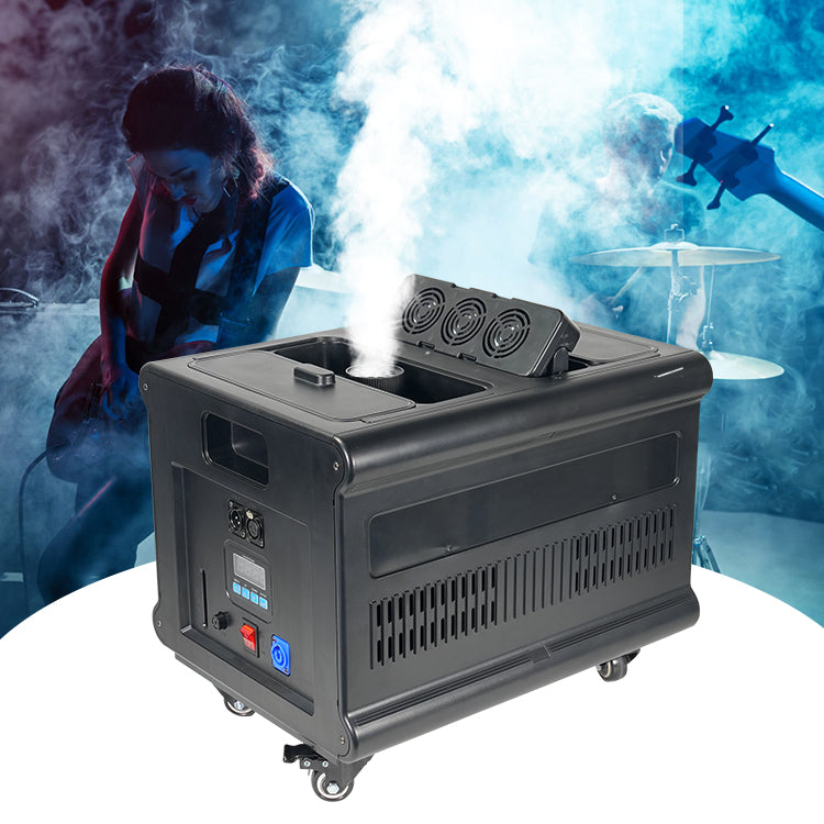 Stage Effect 600W DMX Double Outlet Haze Fog Smoke Hazer Machine