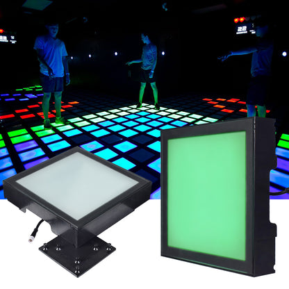 Factory Supply 30x30cm Wired Interactive RGB Activate Game LED Dance Floor for Kid Games