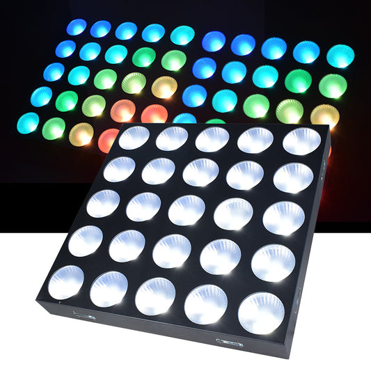 25x10W RGBW 4in1 DMX Blinder Background 5x5 LED Matrix Light