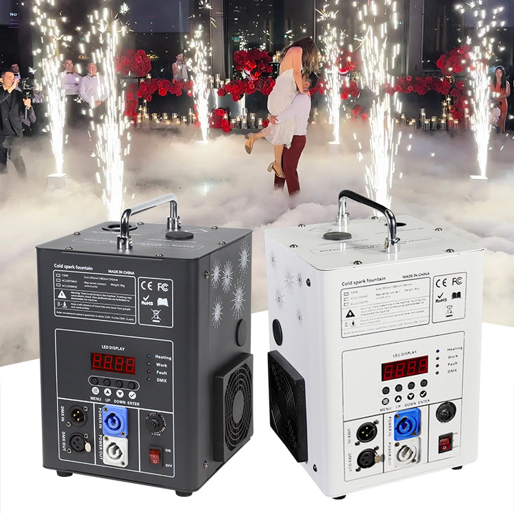 750W DMX Wireless Remote Control Sparkler Cold Spark Machine