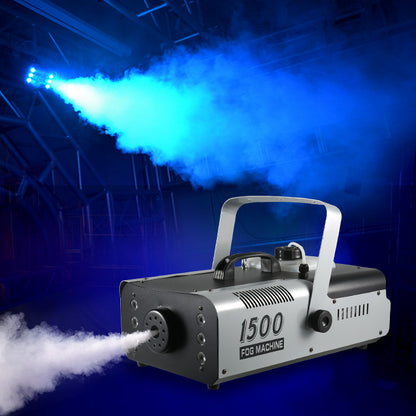 1500W DMX Smoke Fog Machine with LED RGB Light