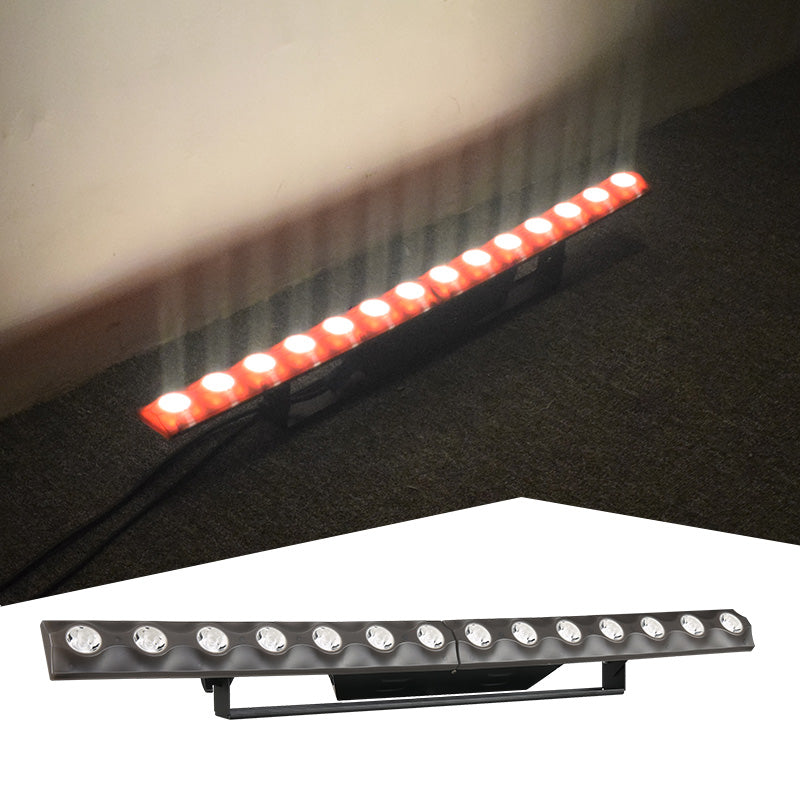 14x3W RGB 3 in 1 14 Golden Matrix DMX512 Linear Bar LED Wall Wash Light For Stage Bar Club