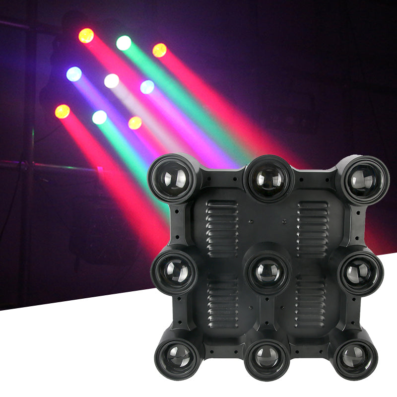 Atmosphere 9x40w RGBW 3*3 DMX512 Beam StrobeLed Matrix Light for Bar dj Stage Disco Club