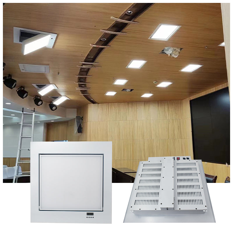 200W Color Temperature Adjustable Embedded Electronic Television LED Panel Light for Studio Meeting Room