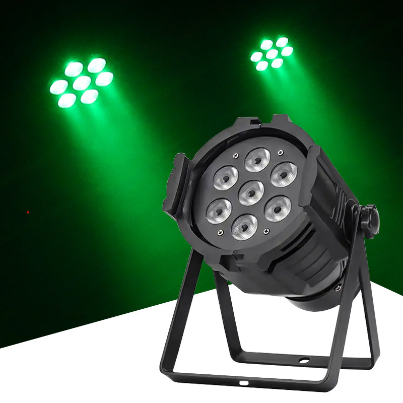 dj Light 7*10W DMX 512 RGBW 4in1 LED Par Can Light for Wedding Disco Stage