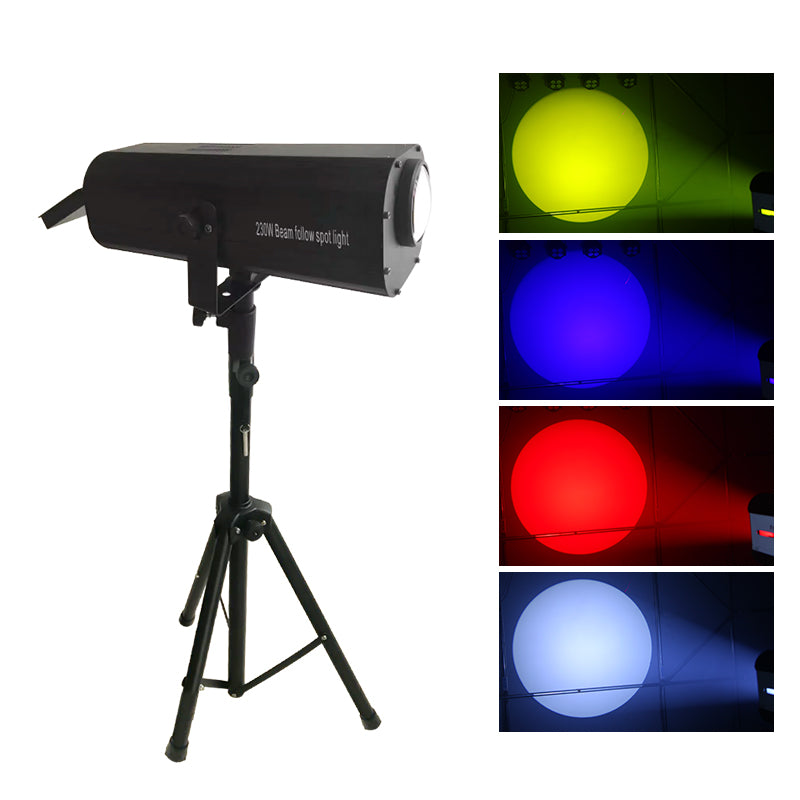 230W DMX Profile Projection LED Follow Spot Light for Wedding Concert Theater