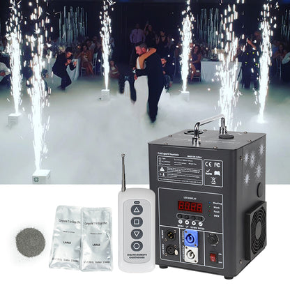 750W DMX Wireless Remote Control Sparkler Cold Spark Machine