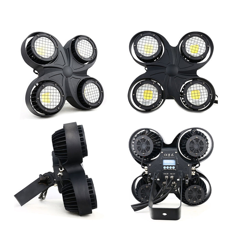 New IP65 Waterproof 4 Eyes 4*100w LED COB Audience Blinder Light For Stage