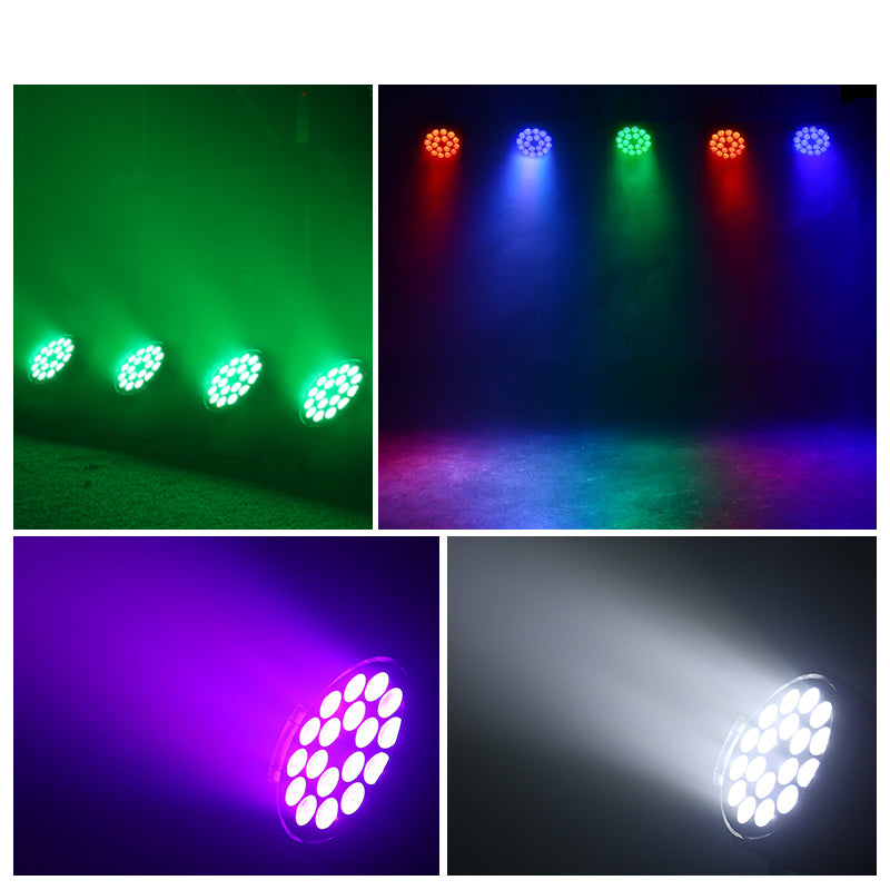 18x15W RGBWA 5in1 Wash LED Par Light DMX Stage Light for Wedding Smart DJ Party