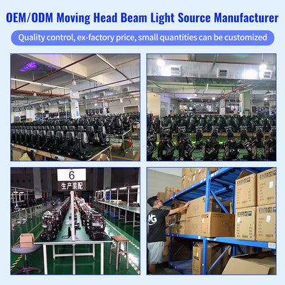 High Brightness Powerful Beam Light 295W 9R 6 Prism Beam Moivng Head Light with Rainbow Effect