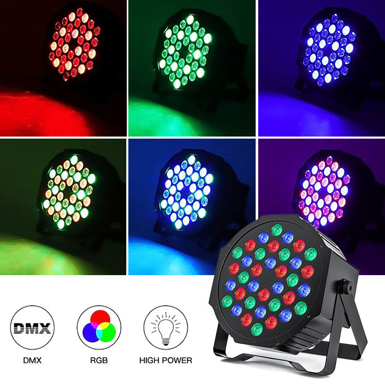 36pcs RGB DMX512 Plastic LED Par Can light