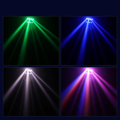 8 Eyes Spider RGB DMX 8x10w LED Beam Moving Head Lights for Stage Dj Club Disco Bar Party