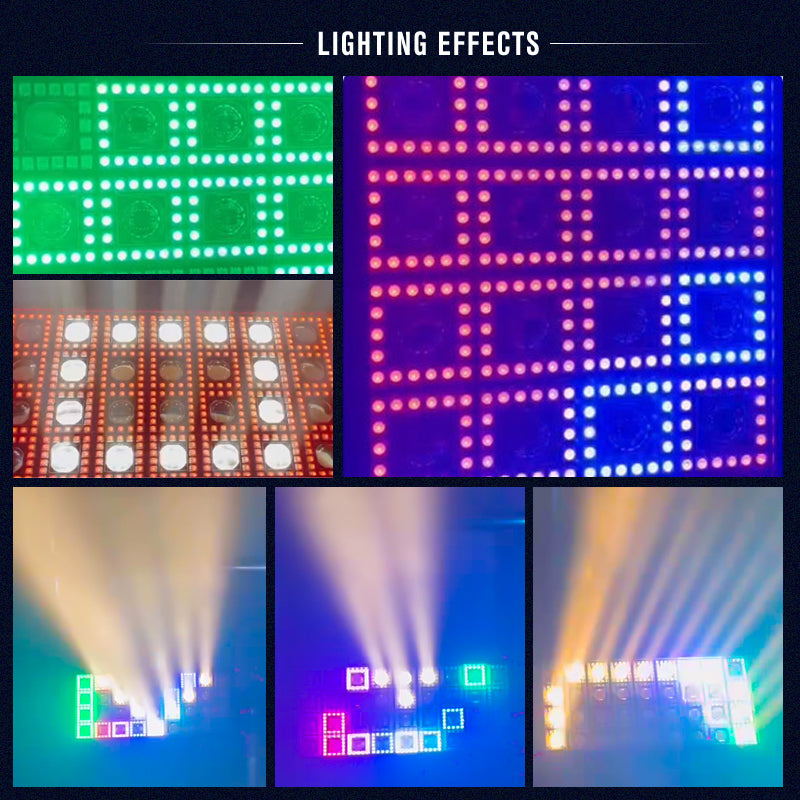 36x3W Warm White DMX LED 648pcs 5050 RGB Auxiliary Wall Washer Moving Head Light For bar Disco Night Club