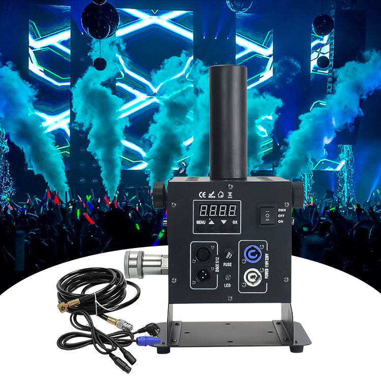 Stage Effect DJ Club Smoke Fog Spray Cryo Cannon DMX LED 12x3W RGB 3in1 Column Co2 Jet Machine