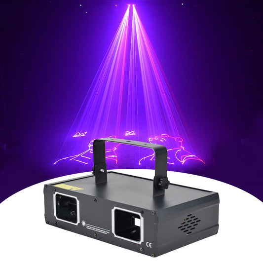 Full Color 2 Heads DMX RGB Animation Laser Light